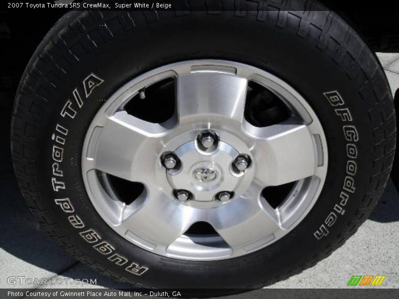 Super White / Beige 2007 Toyota Tundra SR5 CrewMax