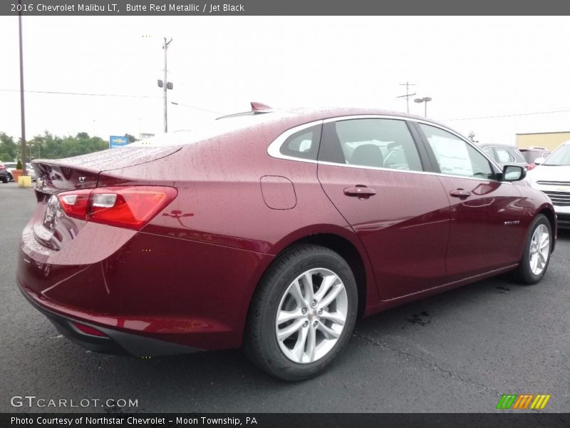 Butte Red Metallic / Jet Black 2016 Chevrolet Malibu LT