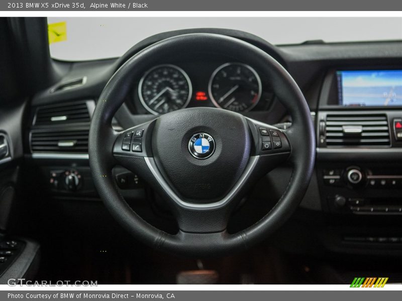 Alpine White / Black 2013 BMW X5 xDrive 35d