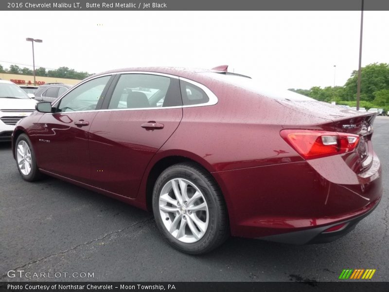 Butte Red Metallic / Jet Black 2016 Chevrolet Malibu LT
