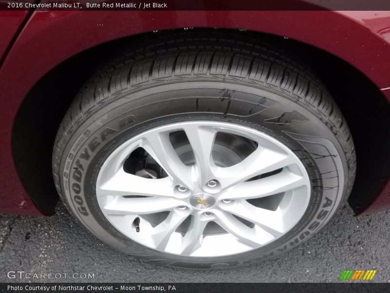 Butte Red Metallic / Jet Black 2016 Chevrolet Malibu LT