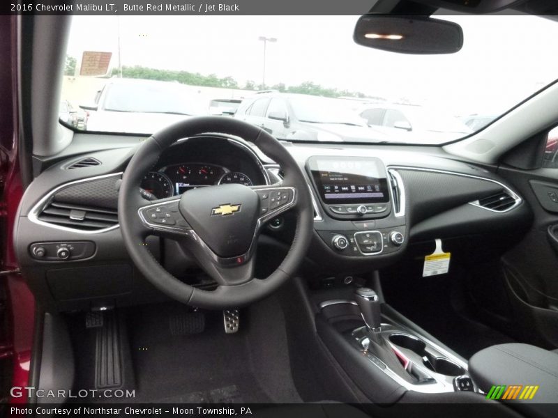 Butte Red Metallic / Jet Black 2016 Chevrolet Malibu LT