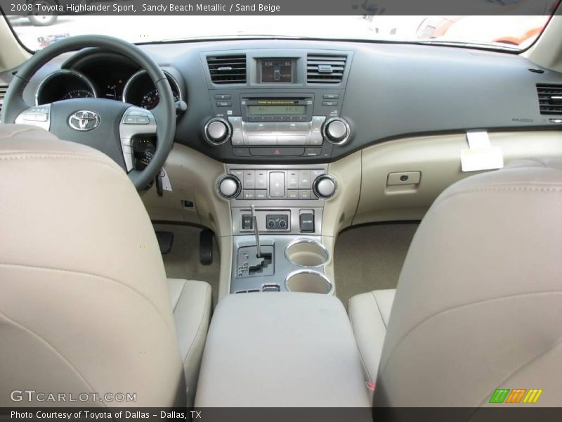 Sandy Beach Metallic / Sand Beige 2008 Toyota Highlander Sport