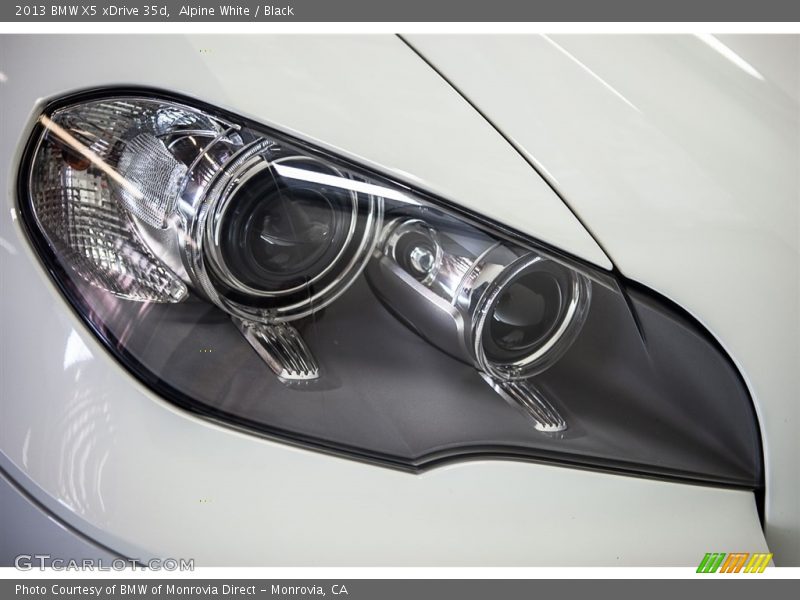 Alpine White / Black 2013 BMW X5 xDrive 35d