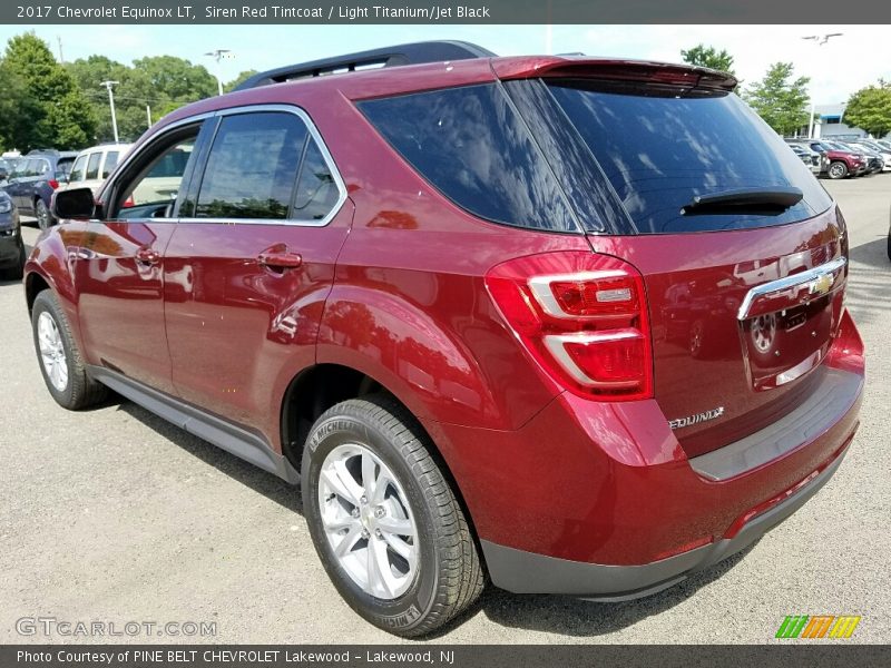 Siren Red Tintcoat / Light Titanium/Jet Black 2017 Chevrolet Equinox LT