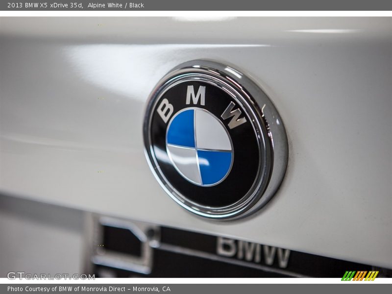 Alpine White / Black 2013 BMW X5 xDrive 35d