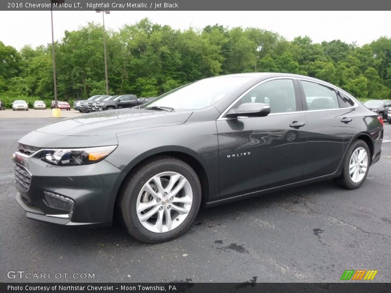 Nightfall Gray Metallic / Jet Black 2016 Chevrolet Malibu LT
