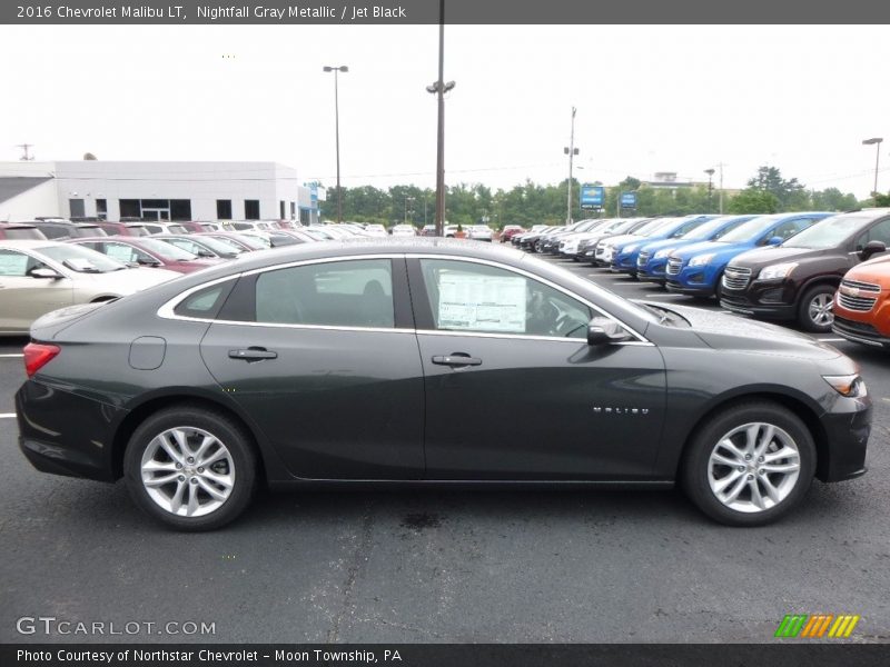 Nightfall Gray Metallic / Jet Black 2016 Chevrolet Malibu LT