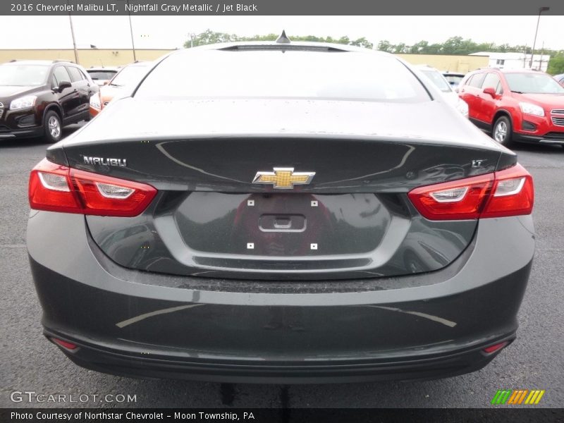 Nightfall Gray Metallic / Jet Black 2016 Chevrolet Malibu LT