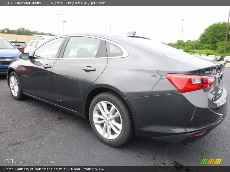 Nightfall Gray Metallic / Jet Black 2016 Chevrolet Malibu LT