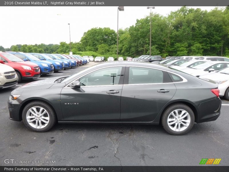 Nightfall Gray Metallic / Jet Black 2016 Chevrolet Malibu LT