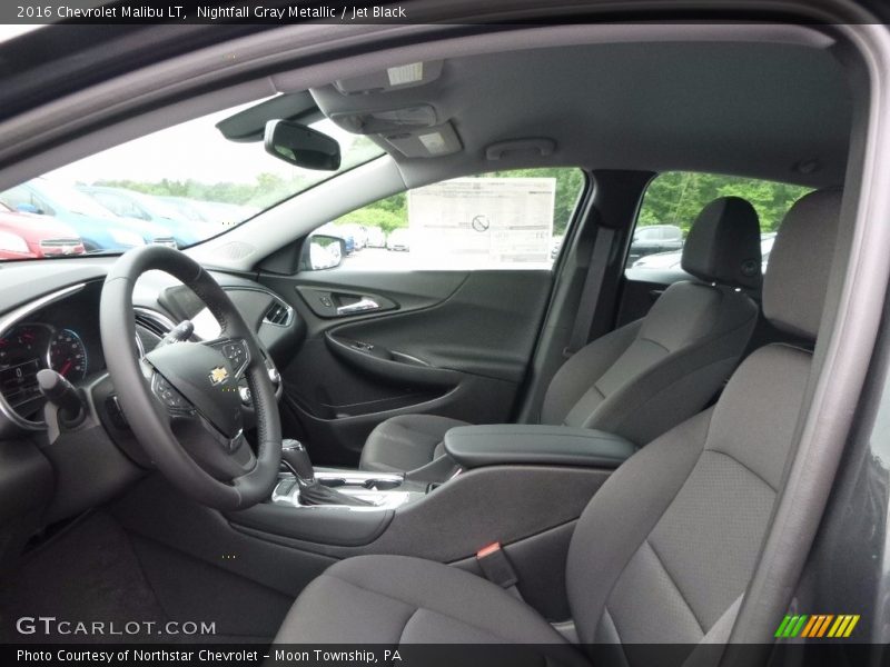 Nightfall Gray Metallic / Jet Black 2016 Chevrolet Malibu LT