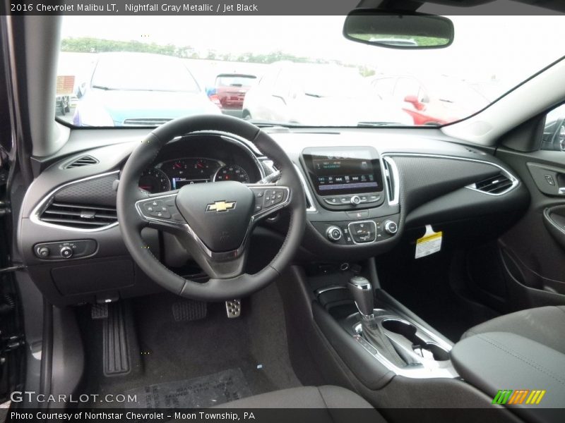 Nightfall Gray Metallic / Jet Black 2016 Chevrolet Malibu LT