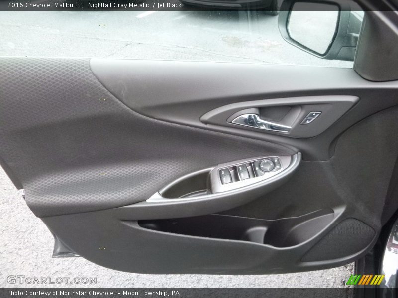Nightfall Gray Metallic / Jet Black 2016 Chevrolet Malibu LT