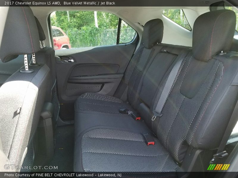 Blue Velvet Metallic / Jet Black 2017 Chevrolet Equinox LS AWD