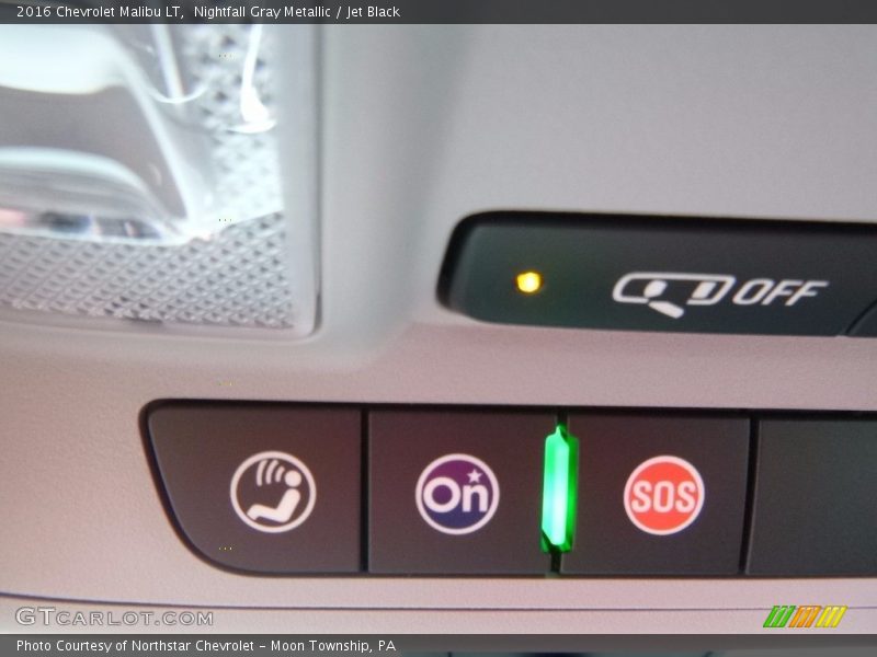 Nightfall Gray Metallic / Jet Black 2016 Chevrolet Malibu LT