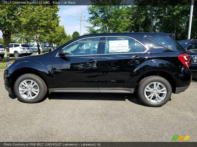 Black / Jet Black 2017 Chevrolet Equinox LS AWD