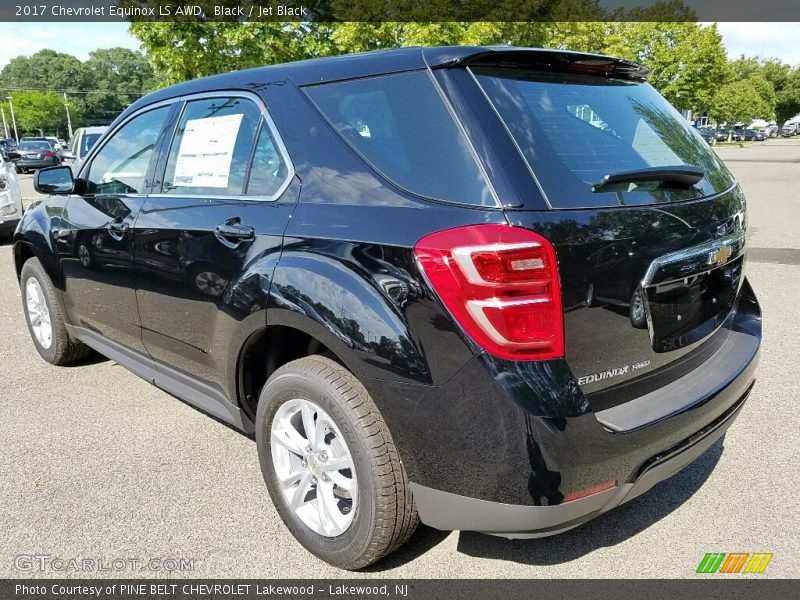 Black / Jet Black 2017 Chevrolet Equinox LS AWD