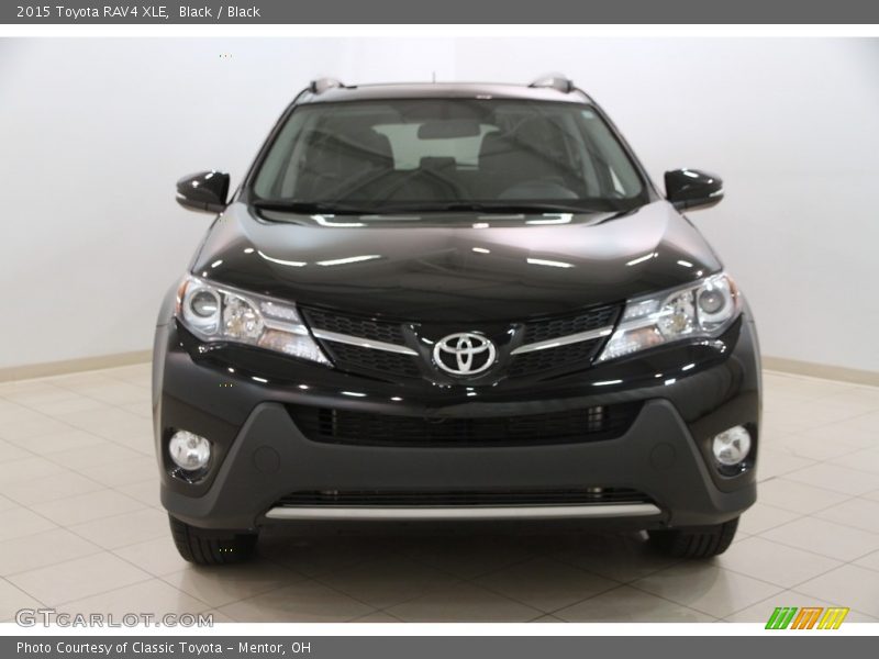 Black / Black 2015 Toyota RAV4 XLE