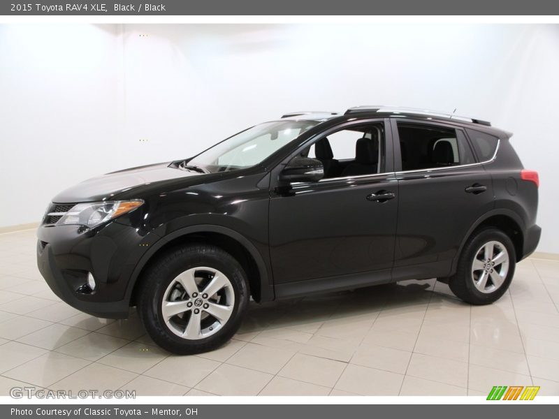 Black / Black 2015 Toyota RAV4 XLE