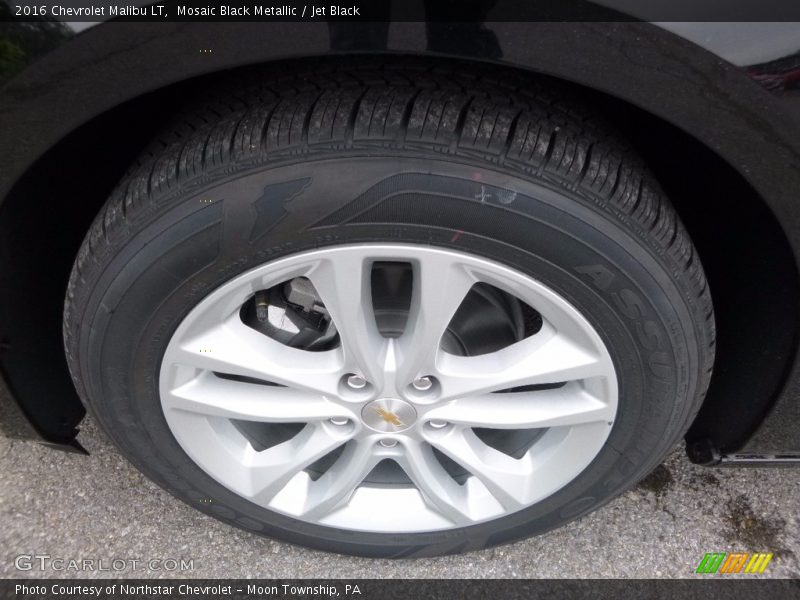 Mosaic Black Metallic / Jet Black 2016 Chevrolet Malibu LT