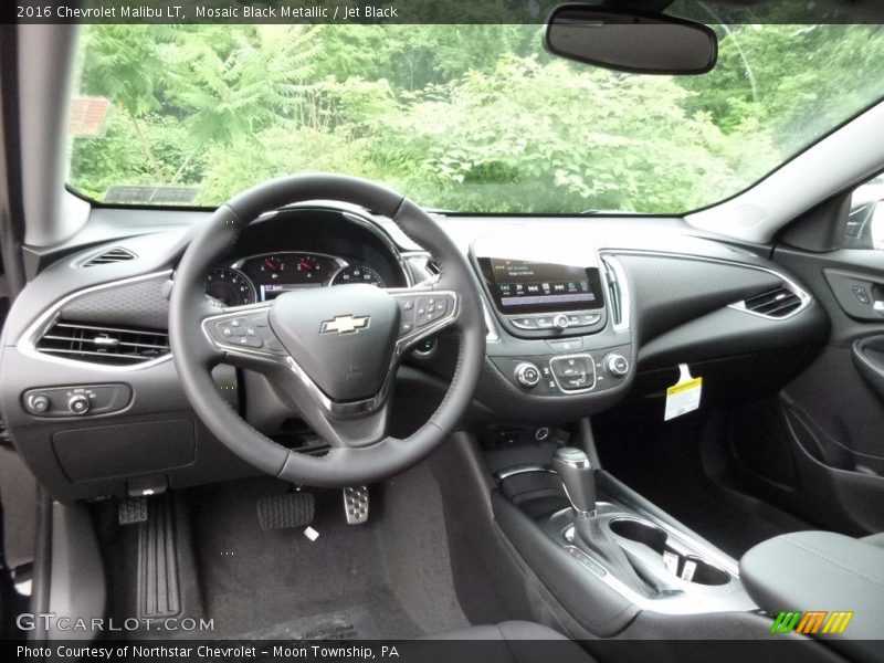 Mosaic Black Metallic / Jet Black 2016 Chevrolet Malibu LT