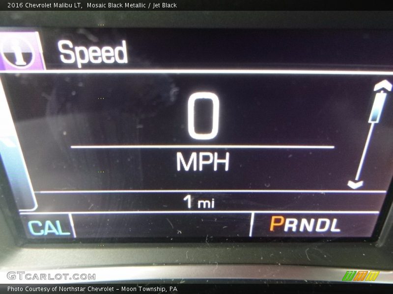 Mosaic Black Metallic / Jet Black 2016 Chevrolet Malibu LT