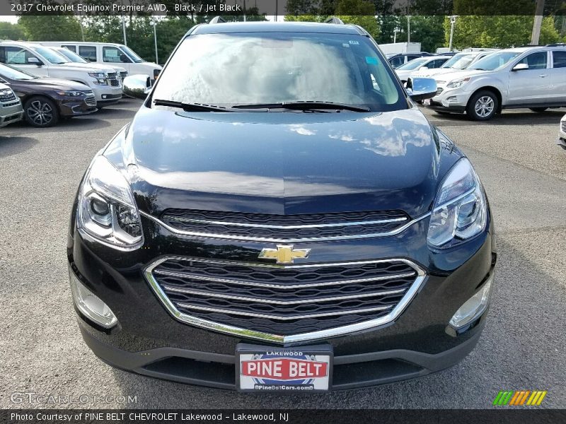 Black / Jet Black 2017 Chevrolet Equinox Premier AWD