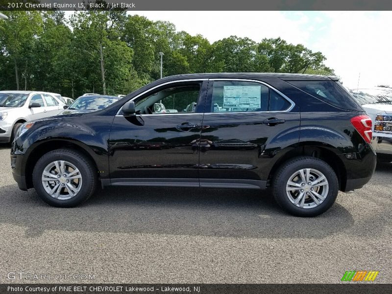 Black / Jet Black 2017 Chevrolet Equinox LS