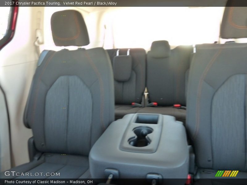 Velvet Red Pearl / Black/Alloy 2017 Chrysler Pacifica Touring