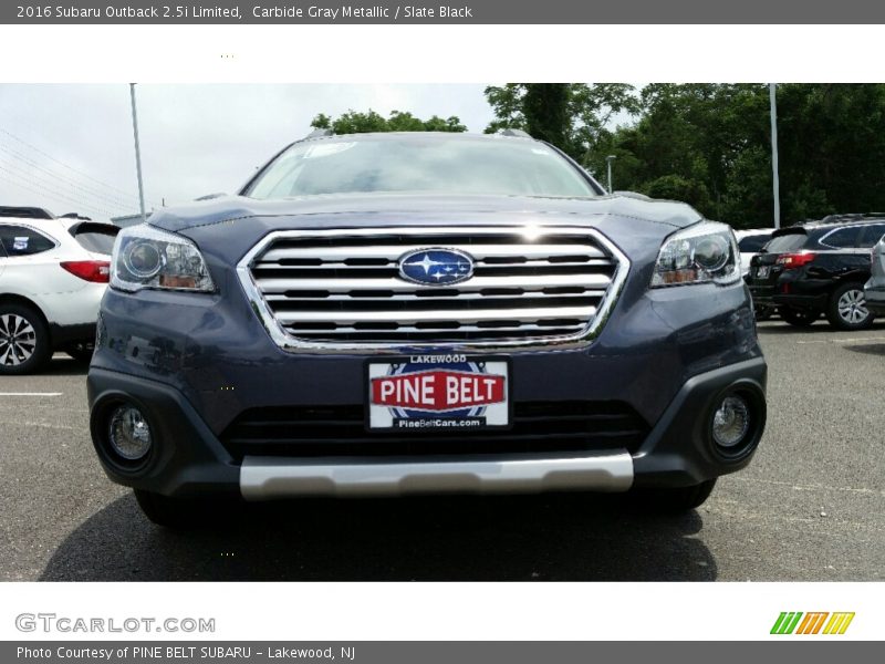 Carbide Gray Metallic / Slate Black 2016 Subaru Outback 2.5i Limited