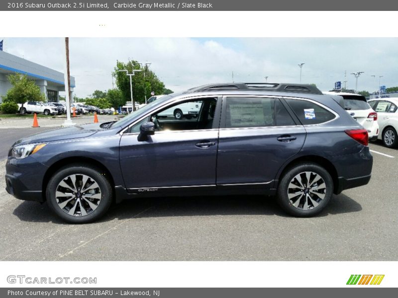 Carbide Gray Metallic / Slate Black 2016 Subaru Outback 2.5i Limited