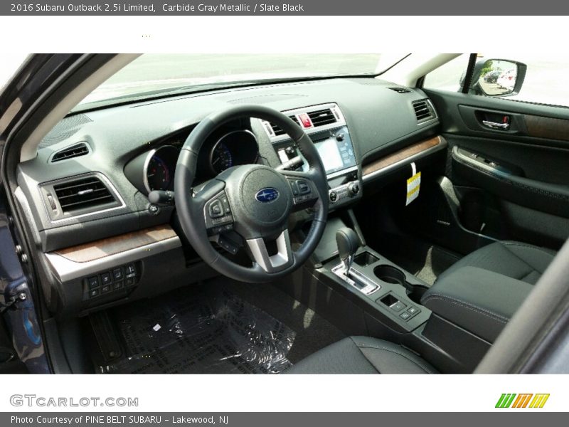 Carbide Gray Metallic / Slate Black 2016 Subaru Outback 2.5i Limited
