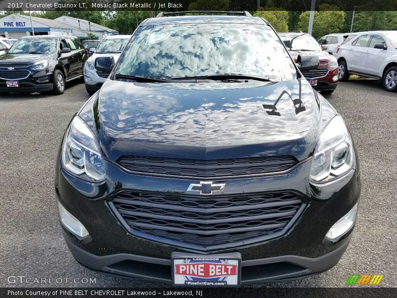 Mosaic Black Metallic / Jet Black 2017 Chevrolet Equinox LT