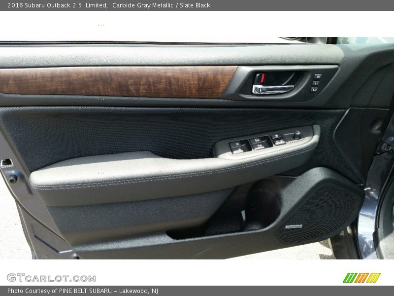 Carbide Gray Metallic / Slate Black 2016 Subaru Outback 2.5i Limited