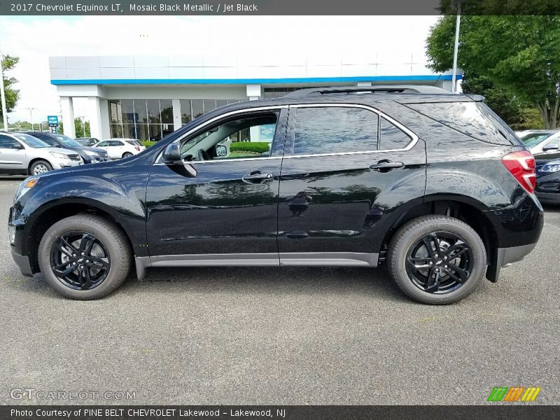 Mosaic Black Metallic / Jet Black 2017 Chevrolet Equinox LT