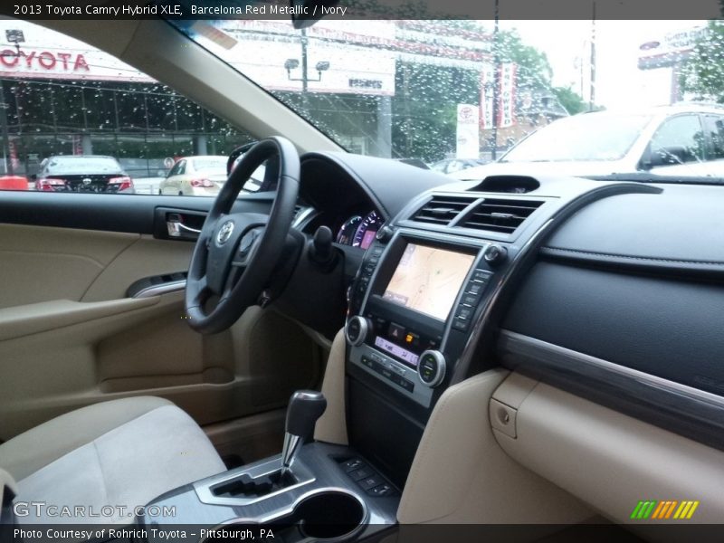Barcelona Red Metallic / Ivory 2013 Toyota Camry Hybrid XLE