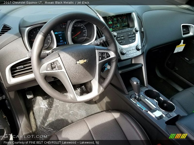 Mosaic Black Metallic / Jet Black 2017 Chevrolet Equinox LT