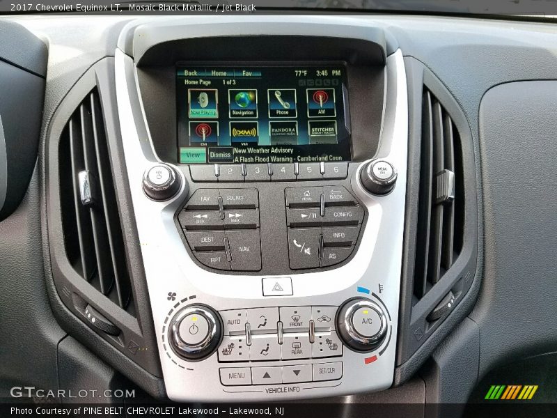 Mosaic Black Metallic / Jet Black 2017 Chevrolet Equinox LT