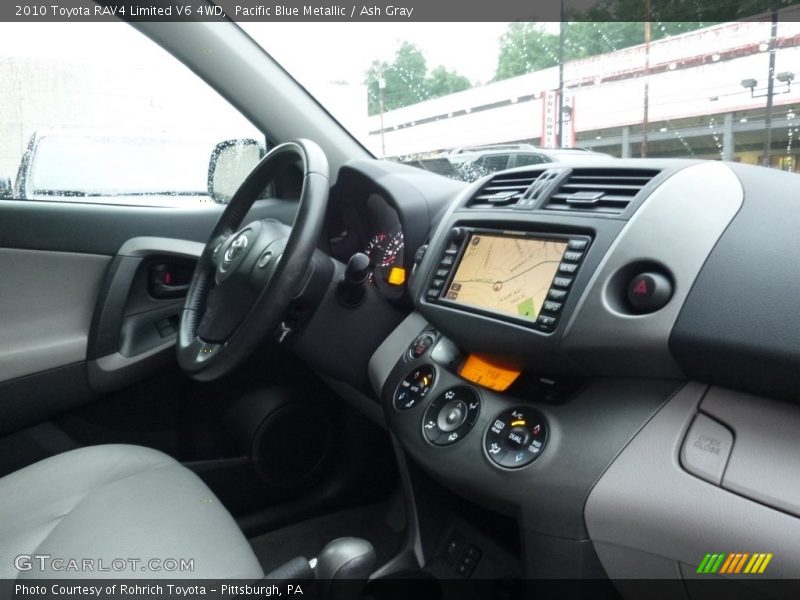 Pacific Blue Metallic / Ash Gray 2010 Toyota RAV4 Limited V6 4WD