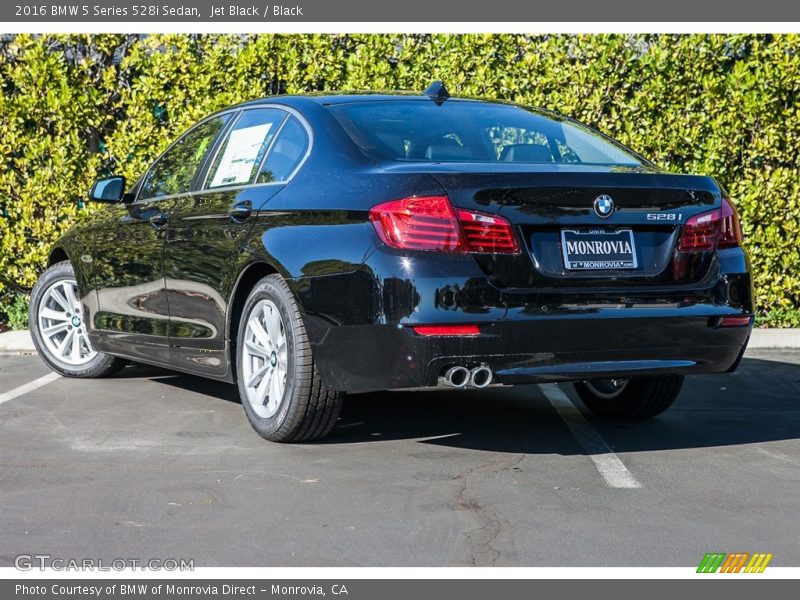 Jet Black / Black 2016 BMW 5 Series 528i Sedan