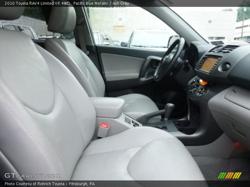 Pacific Blue Metallic / Ash Gray 2010 Toyota RAV4 Limited V6 4WD