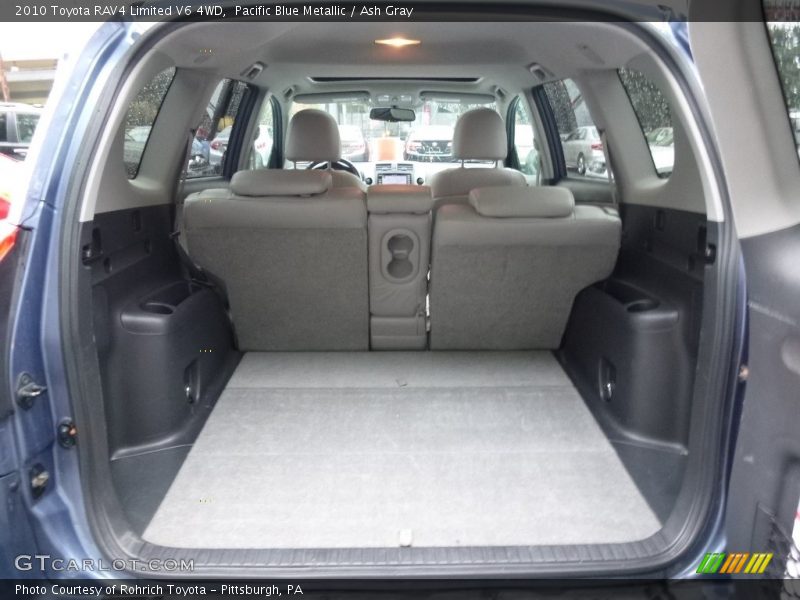 Pacific Blue Metallic / Ash Gray 2010 Toyota RAV4 Limited V6 4WD