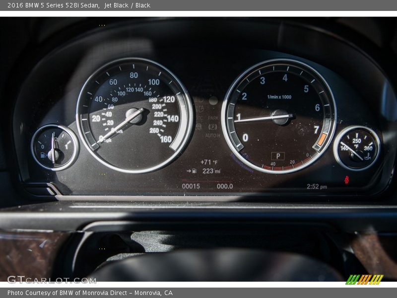 Jet Black / Black 2016 BMW 5 Series 528i Sedan