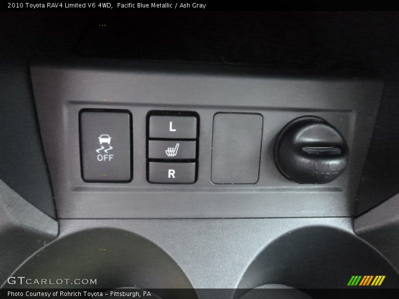 Pacific Blue Metallic / Ash Gray 2010 Toyota RAV4 Limited V6 4WD