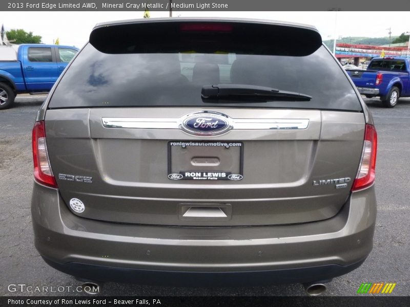 Mineral Gray Metallic / Medium Light Stone 2013 Ford Edge Limited AWD