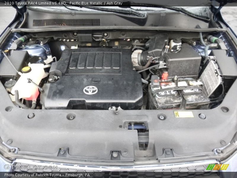 Pacific Blue Metallic / Ash Gray 2010 Toyota RAV4 Limited V6 4WD