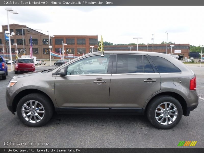 Mineral Gray Metallic / Medium Light Stone 2013 Ford Edge Limited AWD