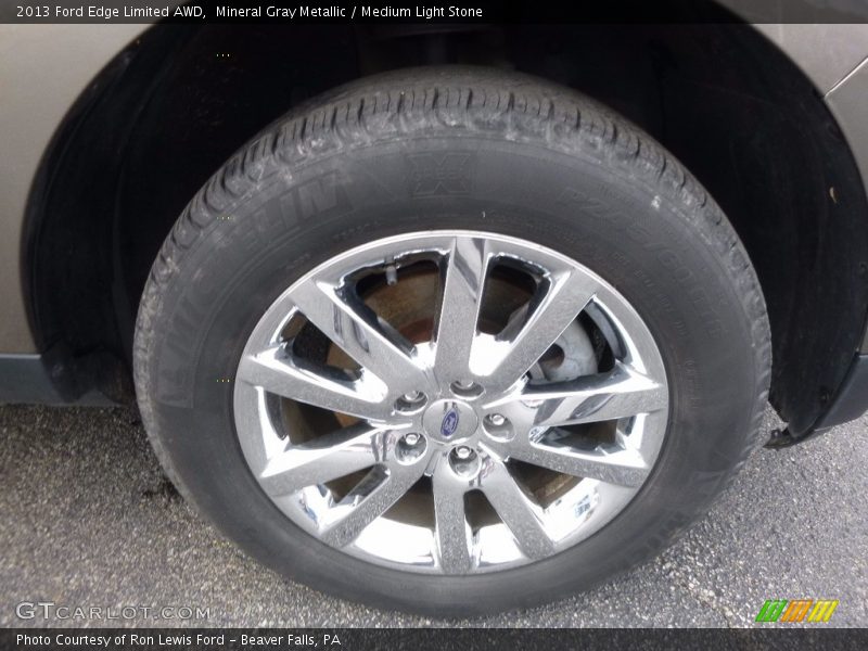 Mineral Gray Metallic / Medium Light Stone 2013 Ford Edge Limited AWD