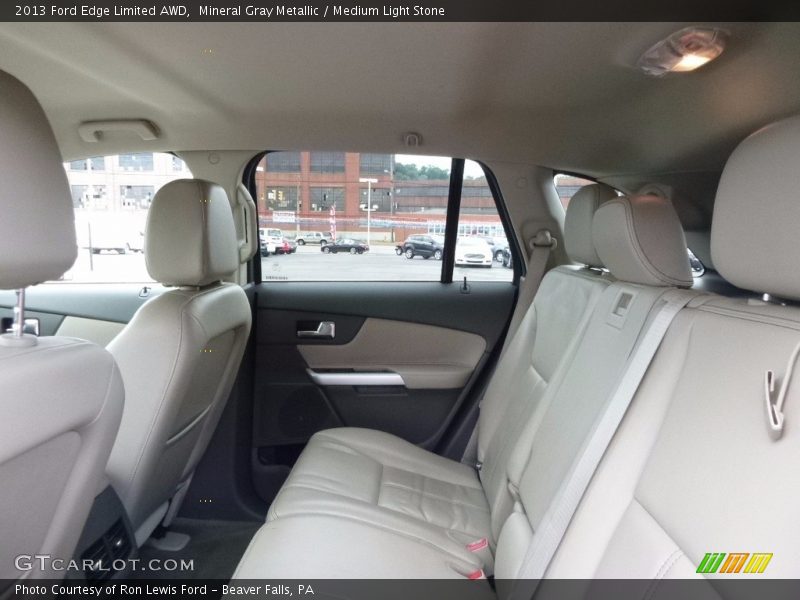 Mineral Gray Metallic / Medium Light Stone 2013 Ford Edge Limited AWD